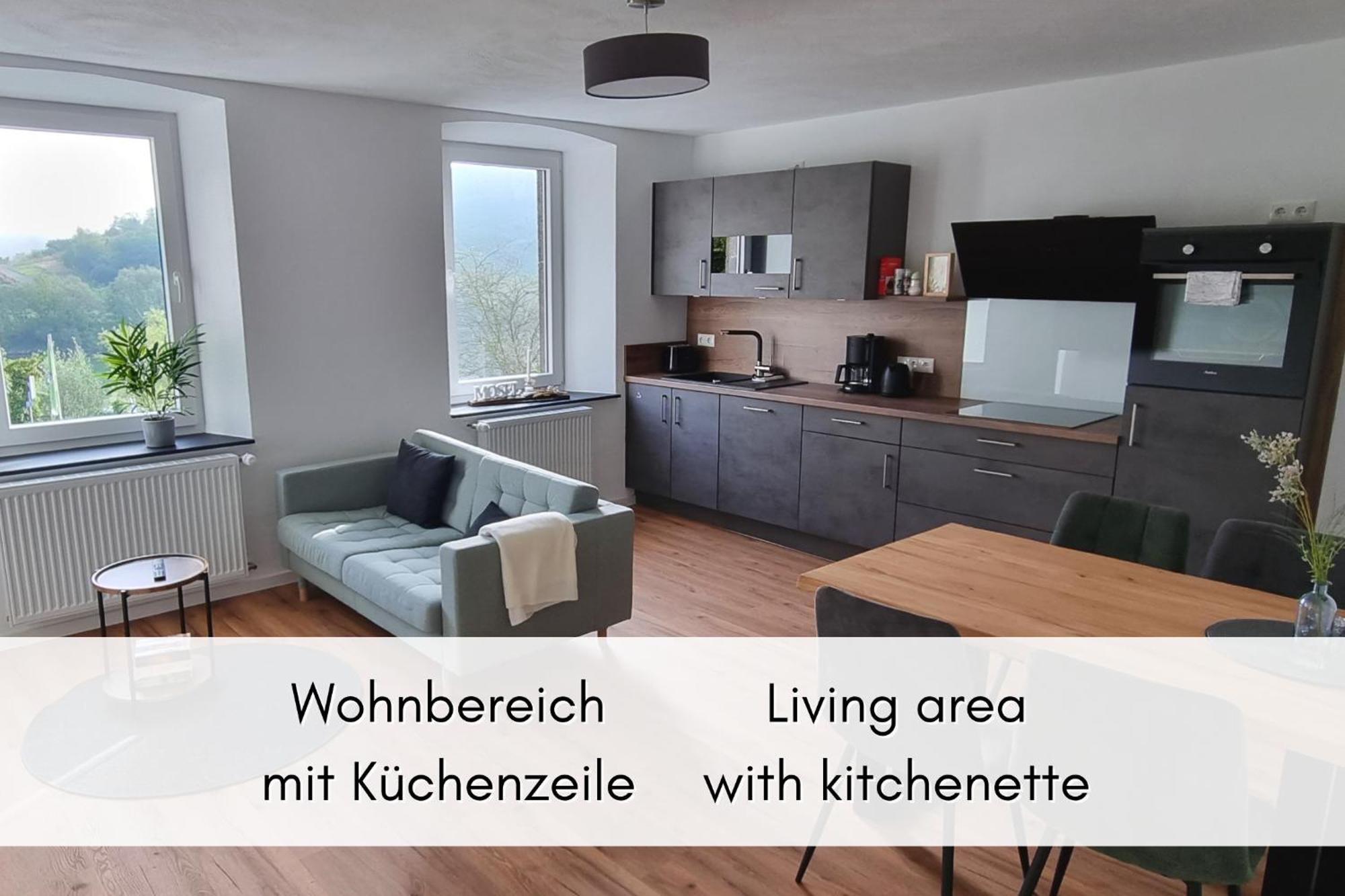 Winzerhaus Am Calmont - Terrasse Der Ruhe Apartment Bremm Exterior foto